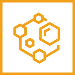 Hexagon shaped structure, featuring a modern hexagonal design in various sizes.